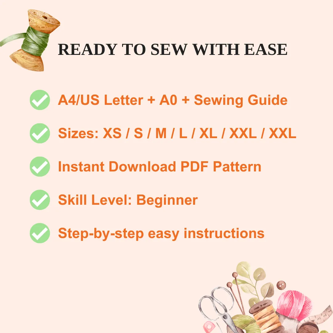 Babydoll Dress PDF Sewing Pattern