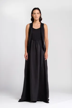 Black hemp dress