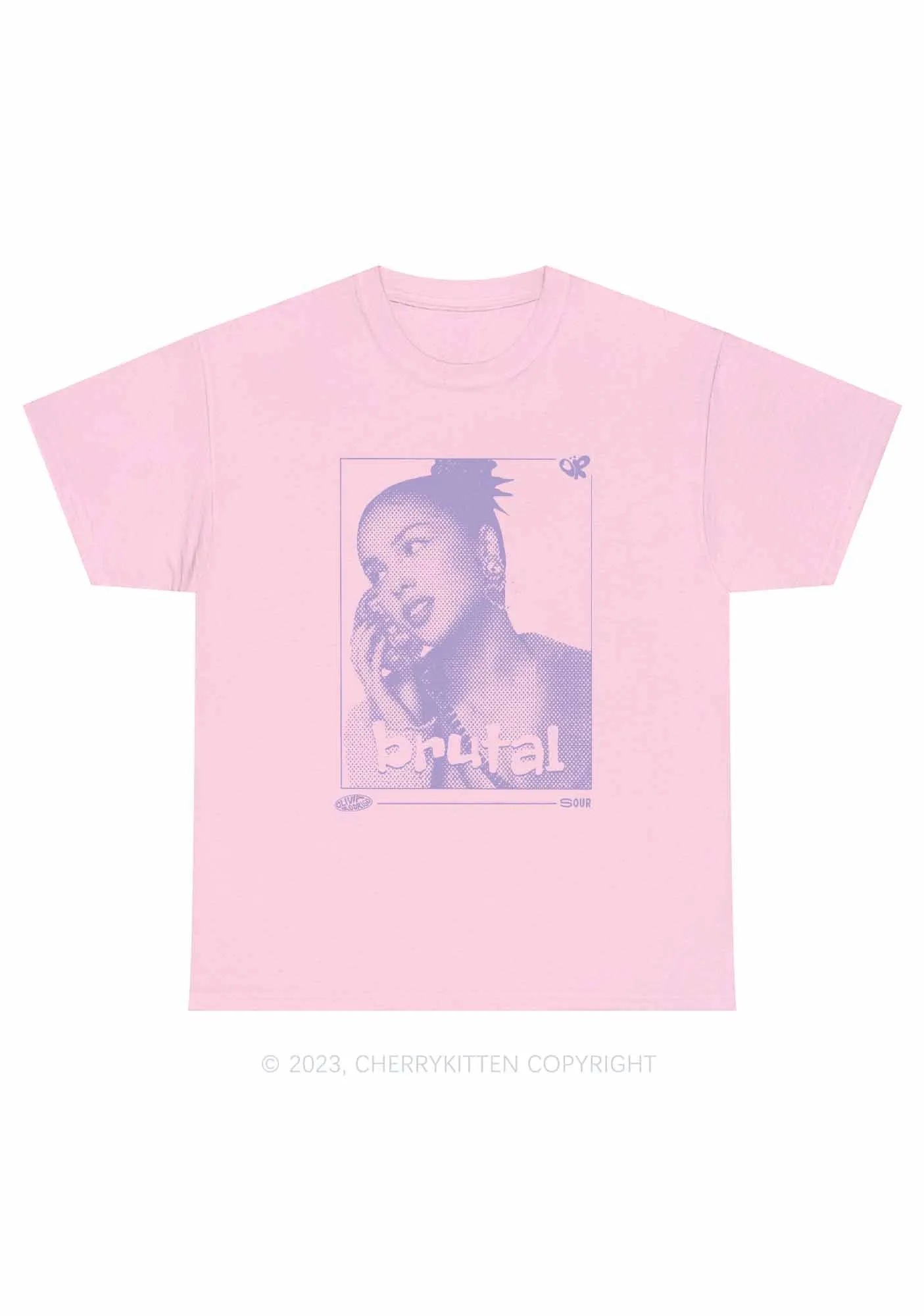 Brutal Poster Y2K Chunky Shirt Cherrykitten