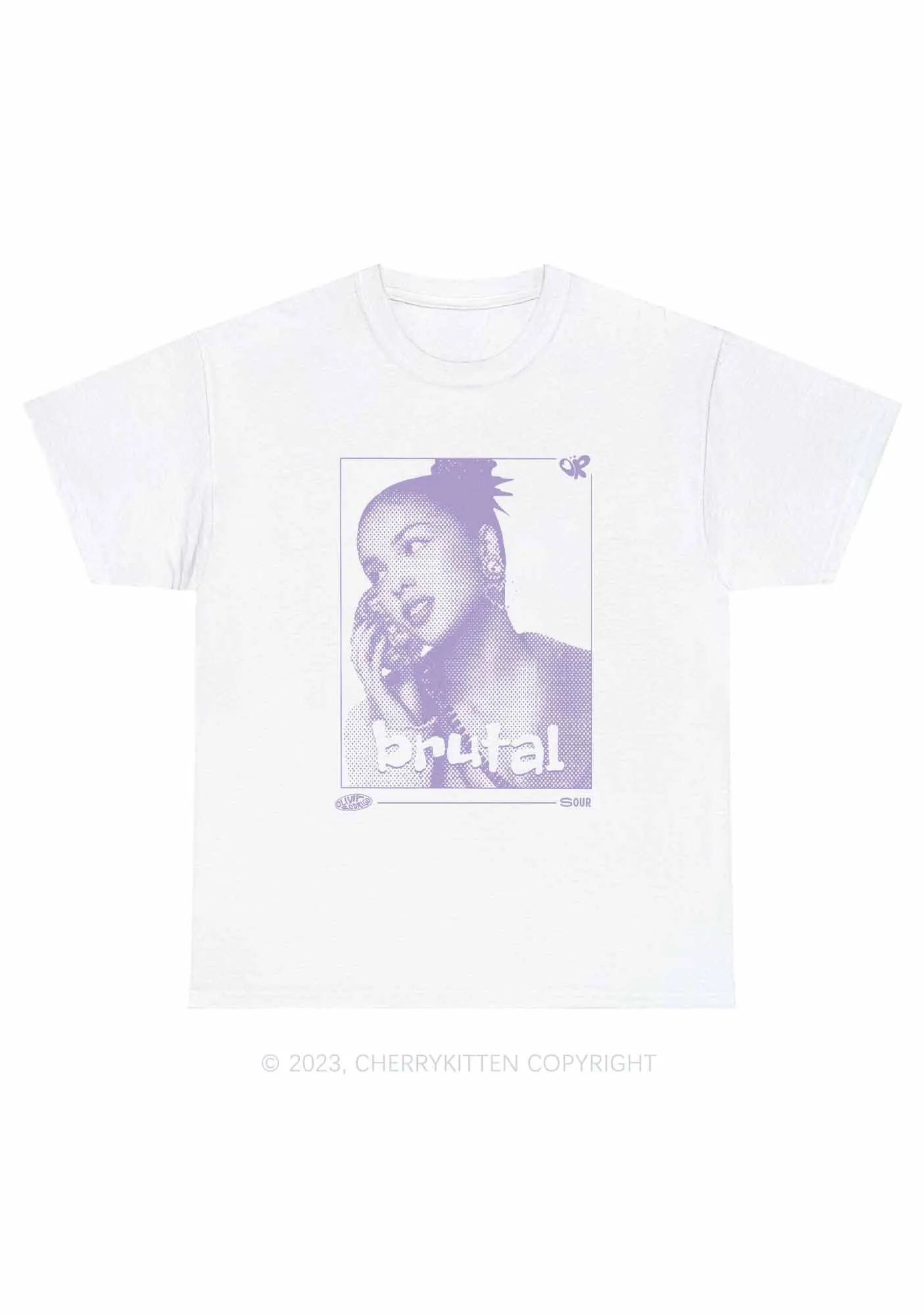 Brutal Poster Y2K Chunky Shirt Cherrykitten