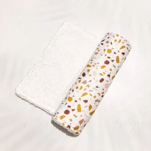 Burp Cloth Single - Earthy Terrazzo