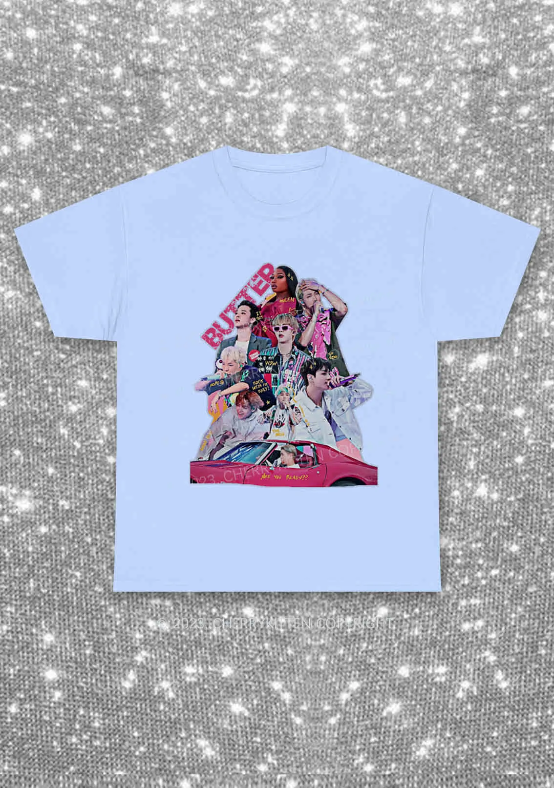 Butter Bangtan Are You Ready Y2K Chunky Shirt Cherrykitten