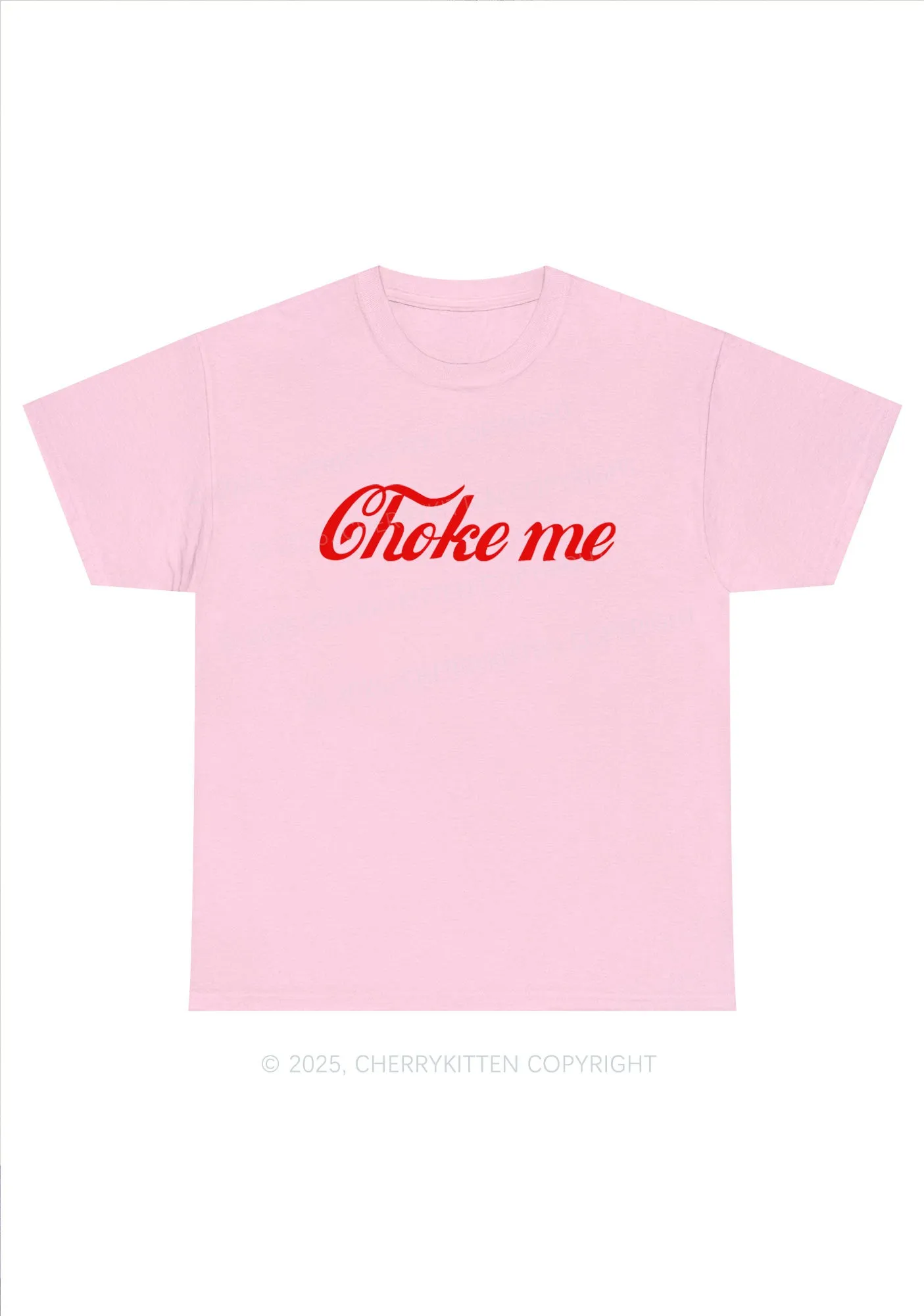 Choke Me Y2K Chunky Shirt Cherrykitten