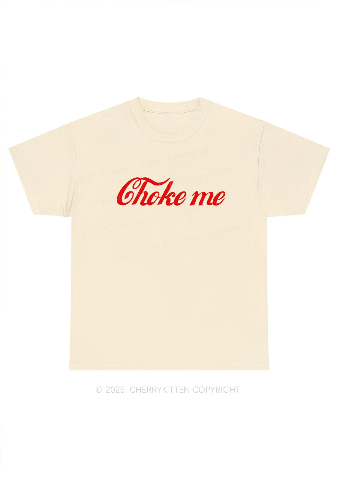 Choke Me Y2K Chunky Shirt Cherrykitten