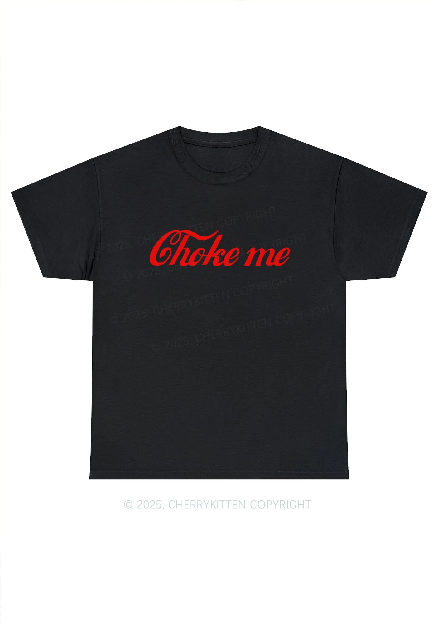 Choke Me Y2K Chunky Shirt Cherrykitten