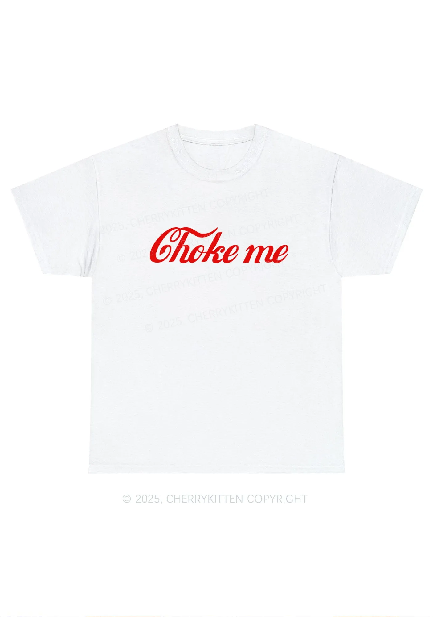 Choke Me Y2K Chunky Shirt Cherrykitten