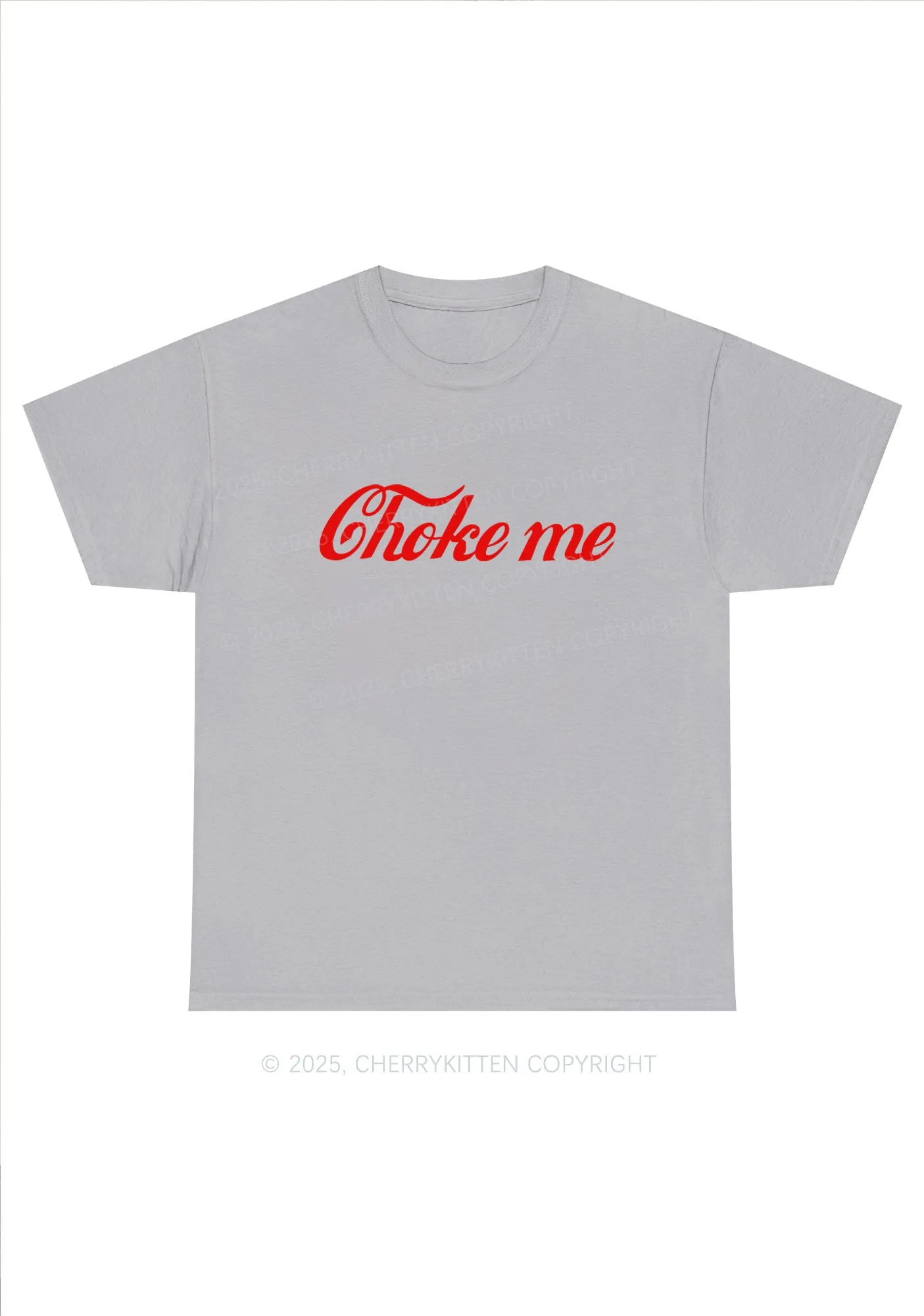 Choke Me Y2K Chunky Shirt Cherrykitten
