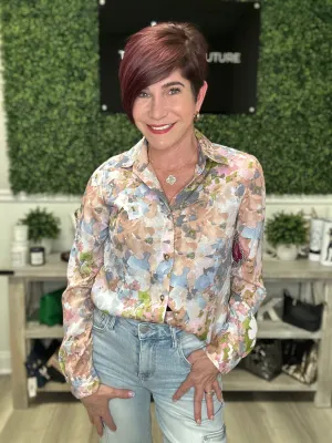 Floral Crepe Blouse