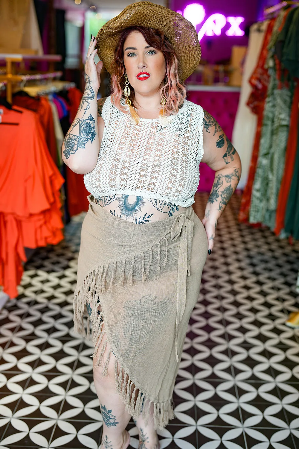 Hemp Sarong - Natural