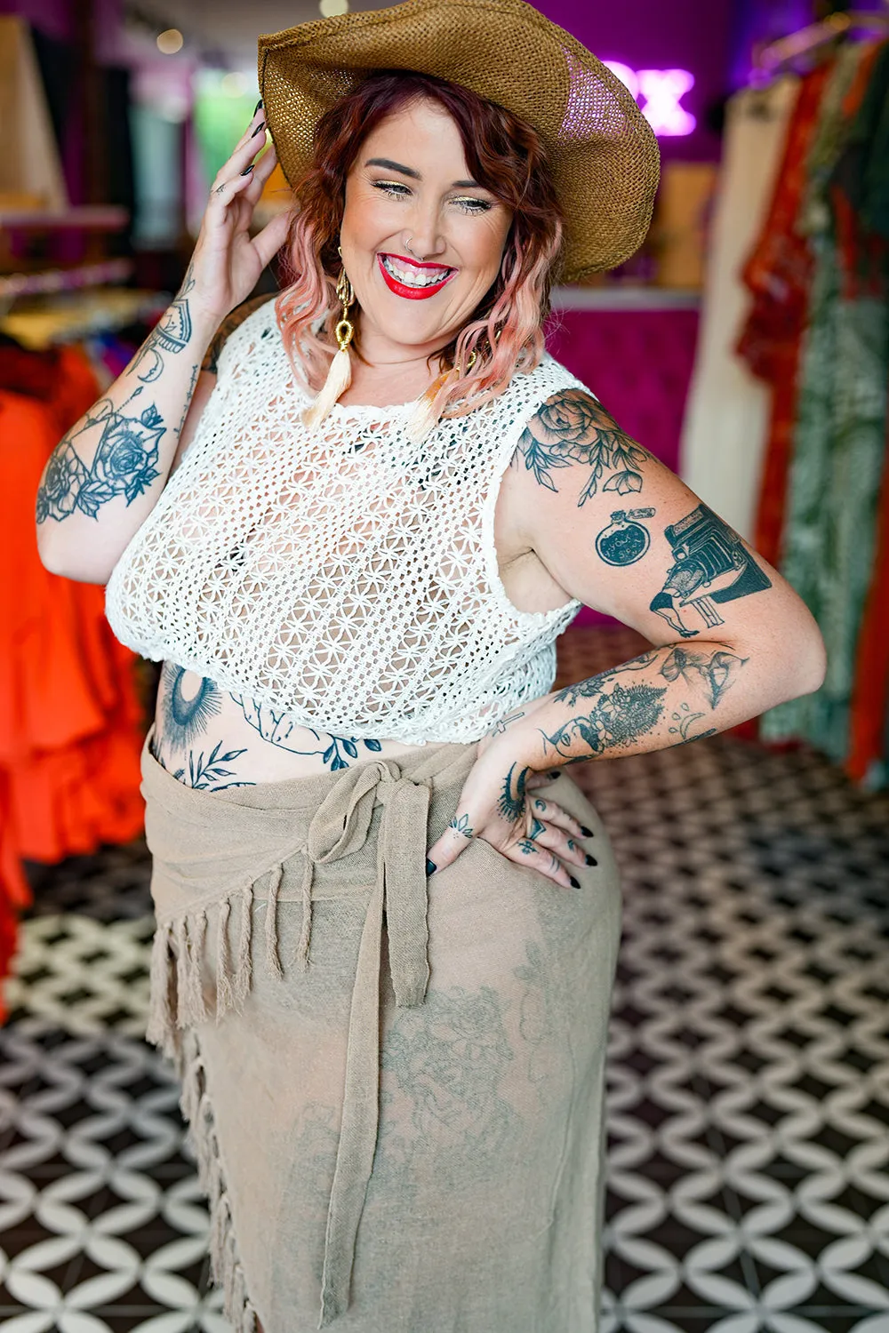 Hemp Sarong - Natural