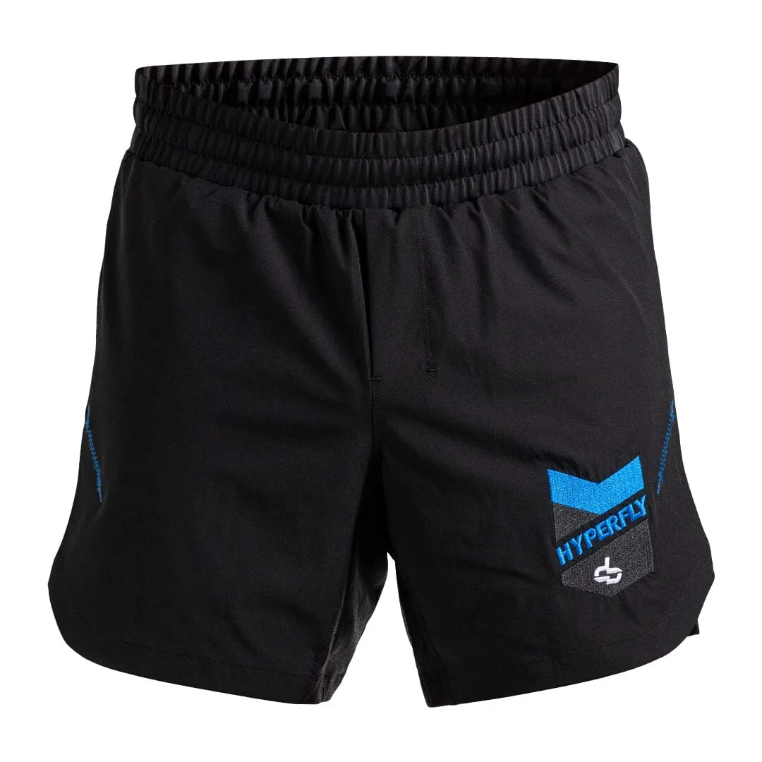 Icon Combat Shorts Black with Blue