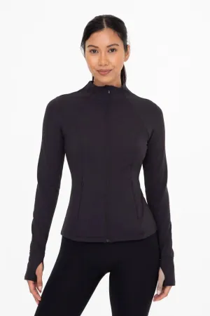 Mono B Fleece-Lined Slim Fit Active Jacket – Warmth, Style & Performance for Cold-Weather Workouts and Layering