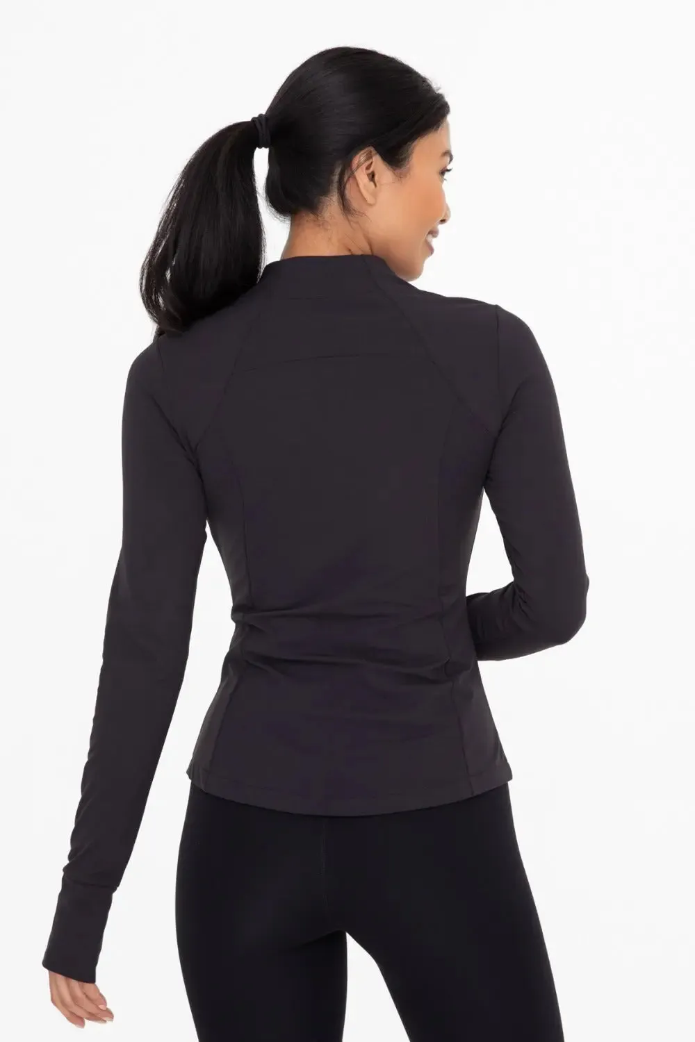 Mono B Fleece-Lined Slim Fit Active Jacket – Warmth, Style & Performance for Cold-Weather Workouts and Layering