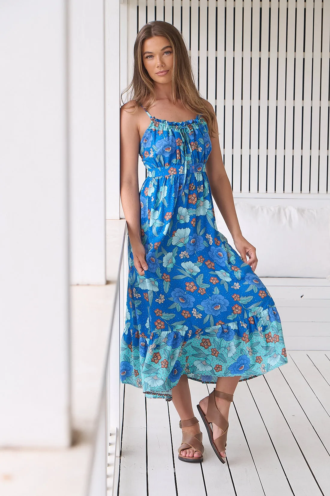 Natalia Midi Dress - Love In Mist