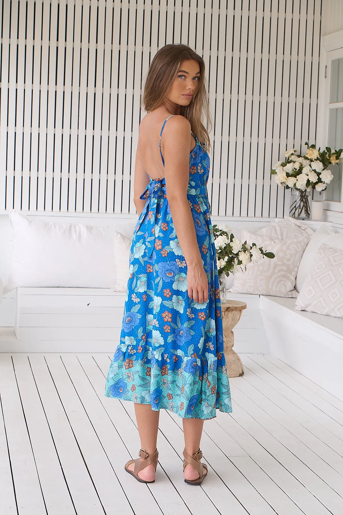 Natalia Midi Dress - Love In Mist