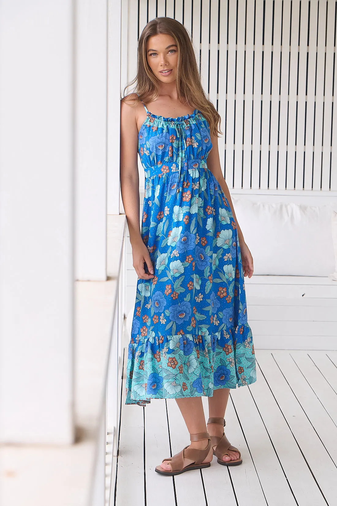 Natalia Midi Dress - Love In Mist