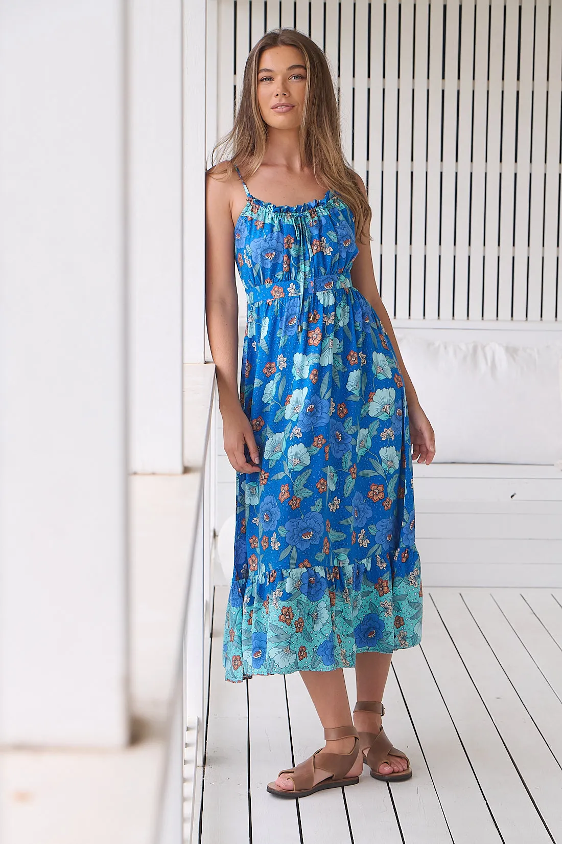 Natalia Midi Dress - Love In Mist