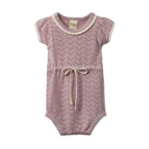 Nature Baby Lottie Suit - Lilac Pointelle