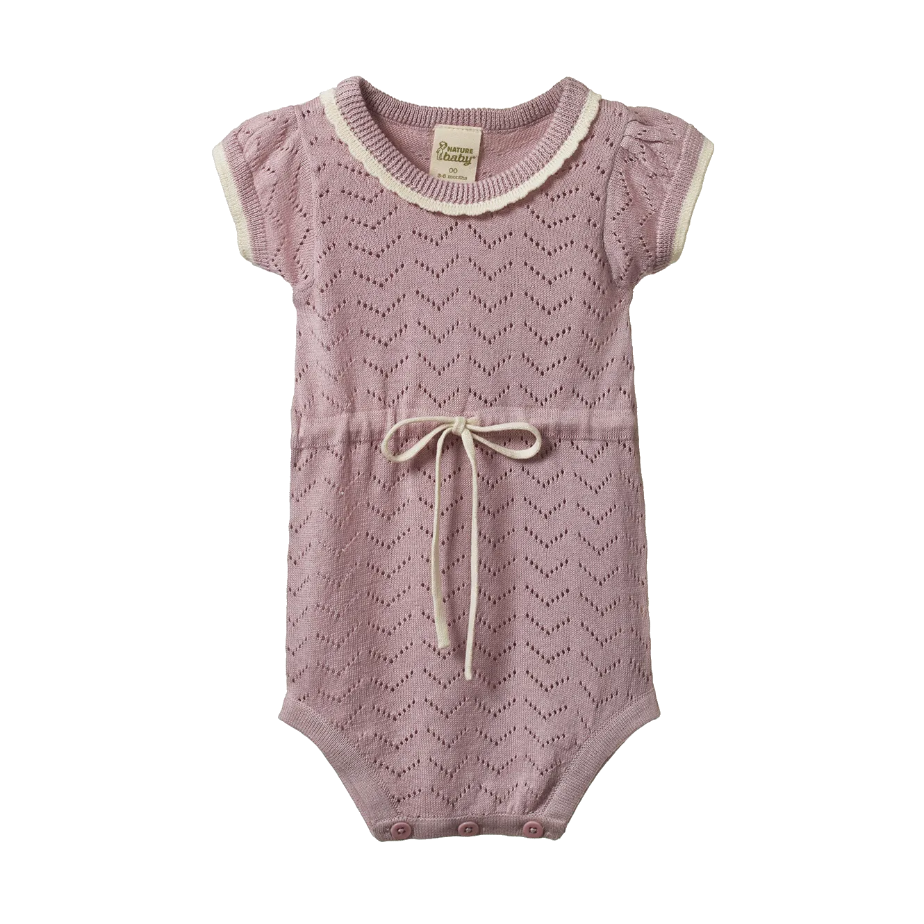 Nature Baby Lottie Suit - Lilac Pointelle