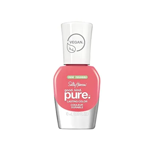 Sally Hansen - Good Kind Pure Vegan Nail Polish, Coral Calm, 0.33 fl Oz, Packaging May Vary