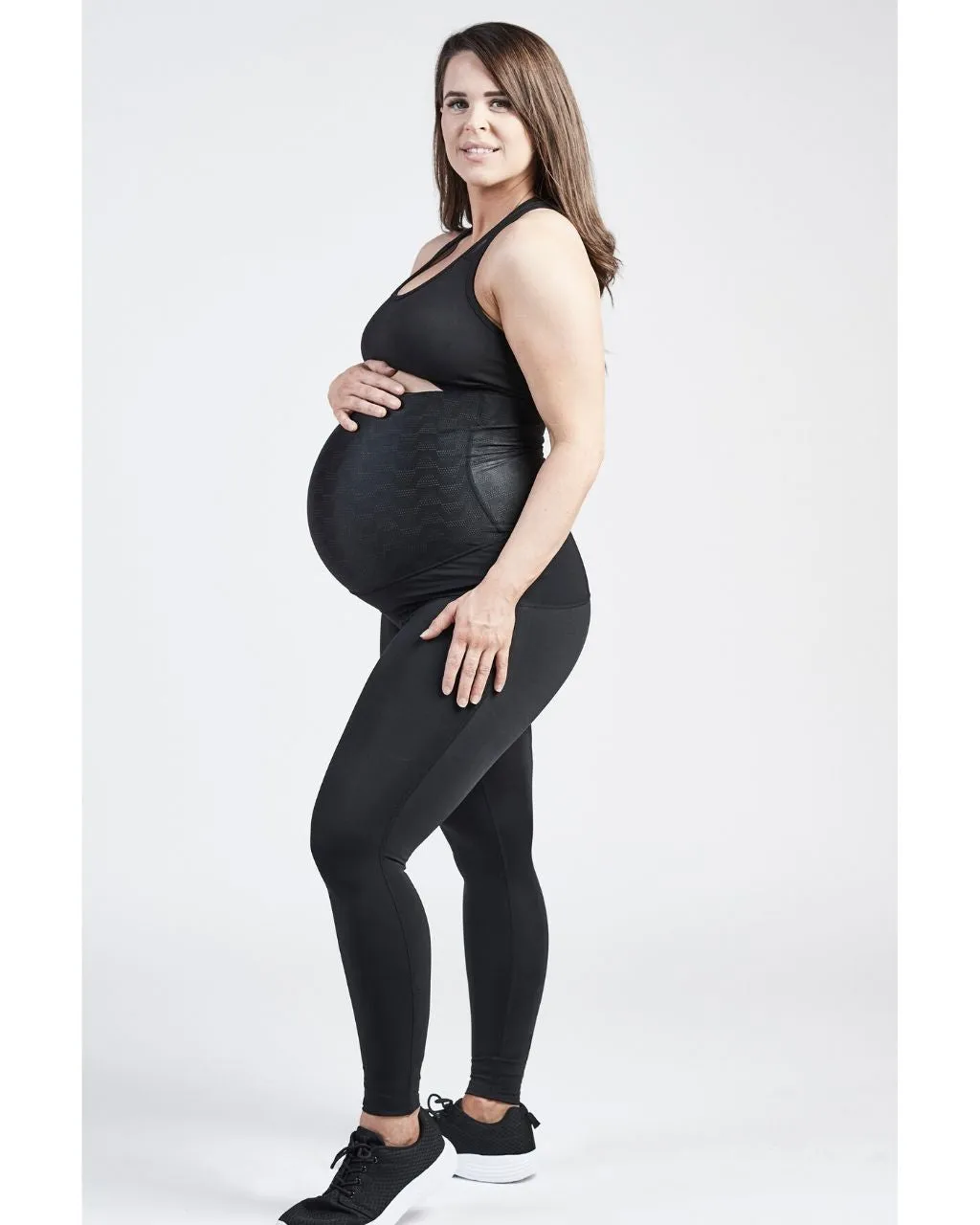 SRC Pregnancy Leggings - Over The Bump - Black