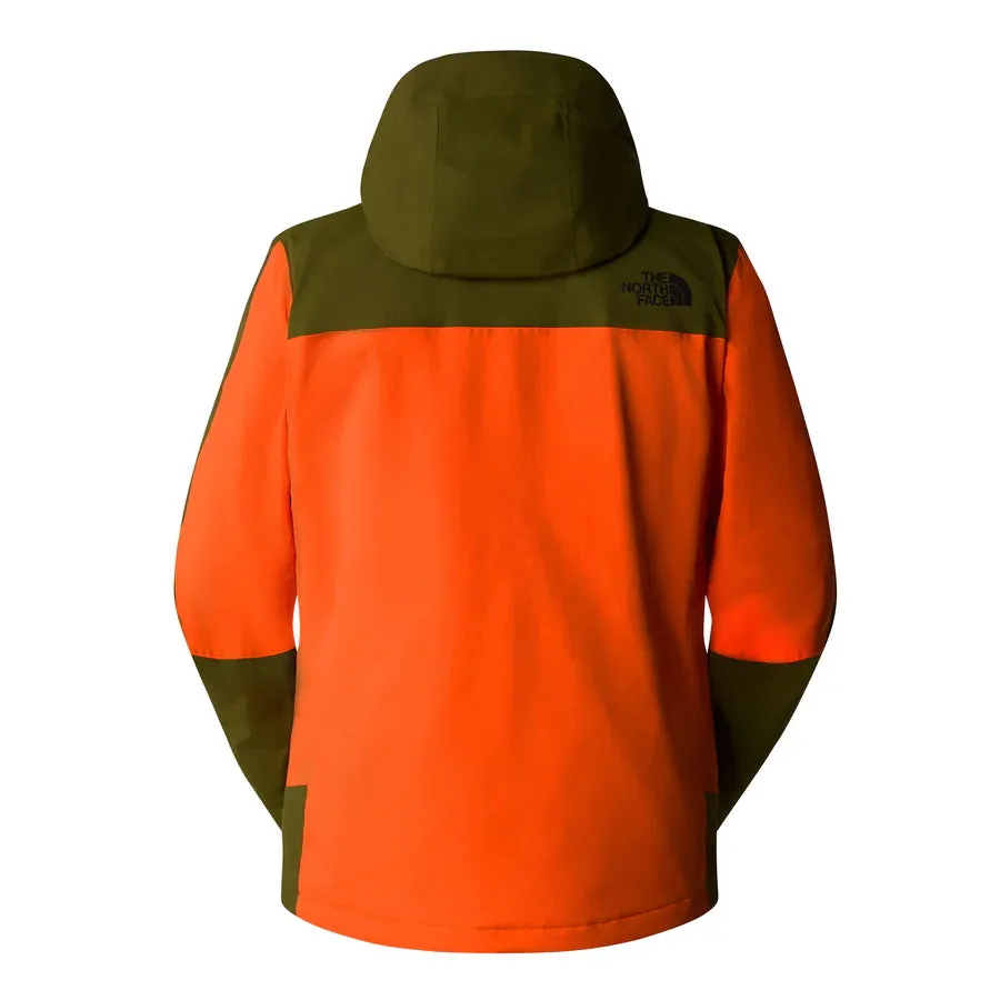 The North Face Men's Mount Bre Jacket TNF Orange/Forest Olive NF0A87Y87MI1