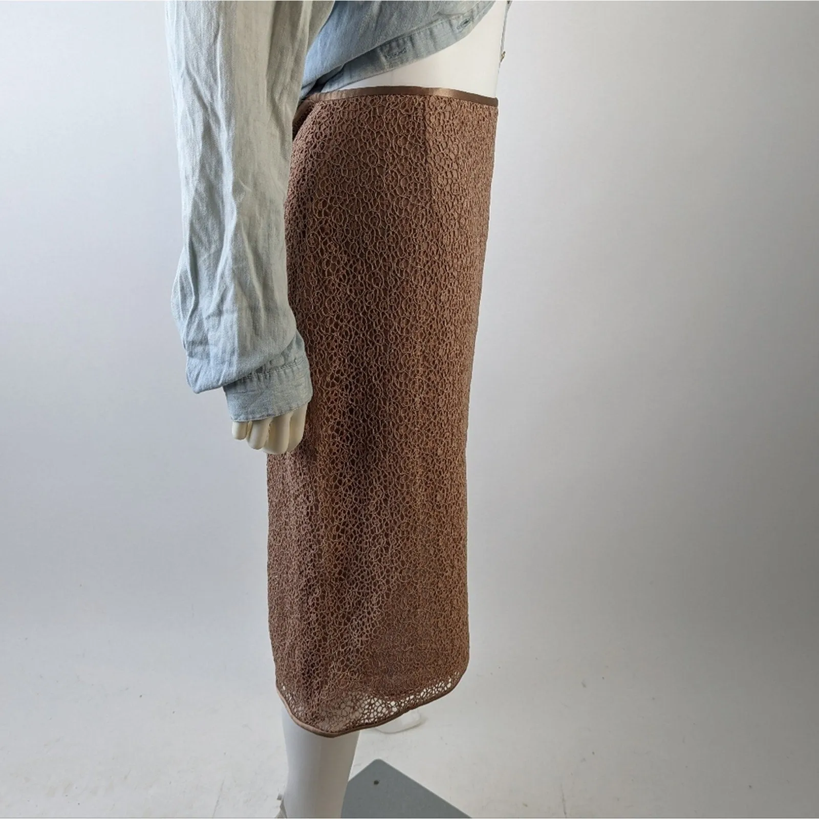Worth Boucle Pencil Skirt 12