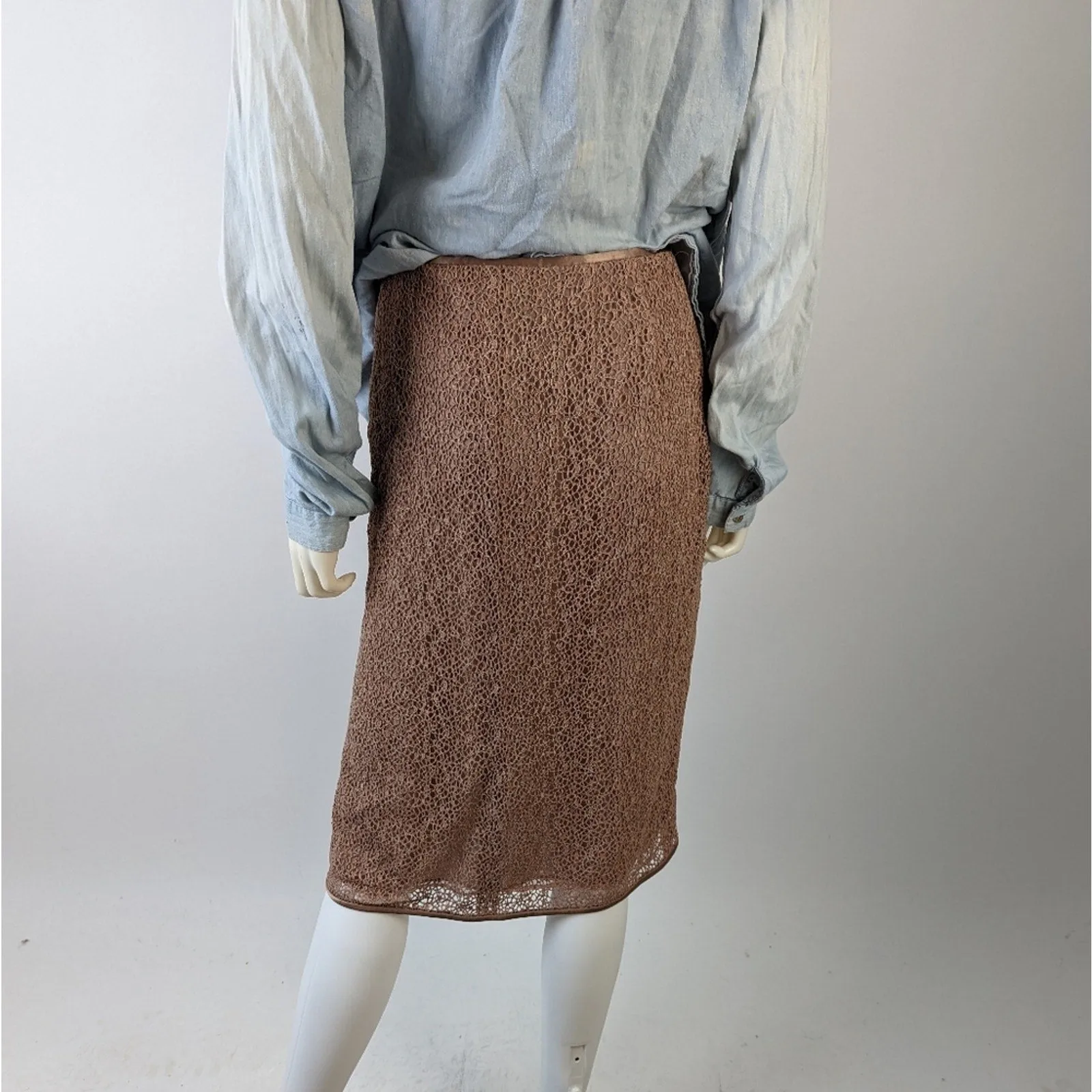 Worth Boucle Pencil Skirt 12
